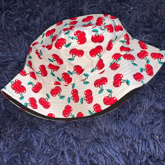 Cherry bucket hat. - Picture 4 of 4